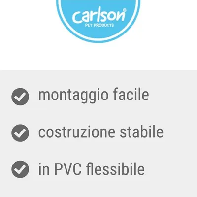 carlson PET PRODUCTS, montaggio facile, costruzione stabile, in PVC flessibile