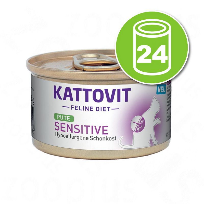 Kattovit Sensitive 24 x 85 g pour chat