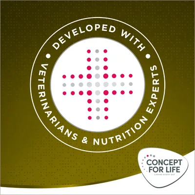 Concept for Life. Entwickelt mit Tierärzten und Ernährungsexperten.