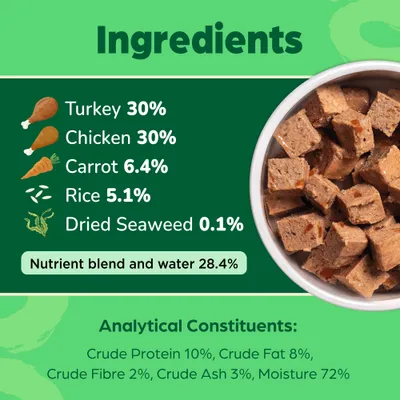 Naturediet Feel Good Adult - Turkey & Chicken - Saver Pack: 36 x 390g Naturediet Feel Good Adult - Turkey & Chicken - Saver Pack: 36 x 390g