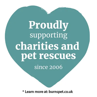 Proudly supporting charities and pet rescues since 2006. Learn more at burnspet.co.uk.
