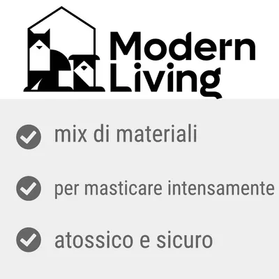 Modern Living. mix di materiali, per masticare intensamente, atossico e sicuro