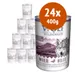 Wolf of Wilderness Adult 24 x 400 g umido Single Protein per cane