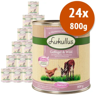 Lukullus Junior 24 x 800 g