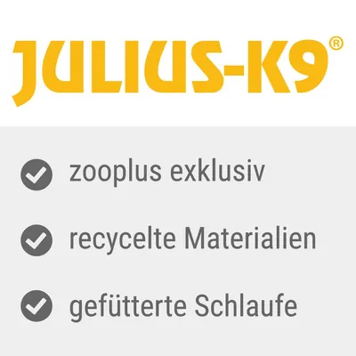 JULIUS-K9, zooplus exklusiv, recycelte Materialien, gefütterte Schlaufe (texte en allemand)