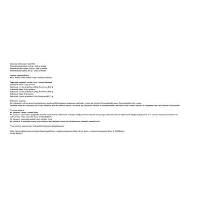 Skrócona informacja o leku Kiltix: dawki dla psów, substancje czynne (propoksur, flumetryna), producent Bayer Animal Health GmbH, wskazania, przeciwwskazania, ostrzeżenia, znaki towarowe.