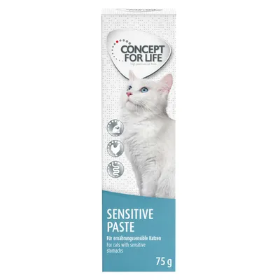 Concept for Life Sensitive pasta, 75 g. Za prehransko občutljive mačke z občutljivim želodcem.