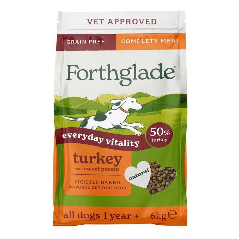 Forthglade Lightly Baked Natural Turkey with Sweet Potato