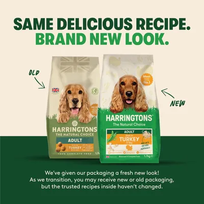 Harringtons Complete Adult Dog - Rich in Turkey with Veg - 1.7kg Harringtons Complete Adult Dog - Rich in Turkey with Veg - 1.7kg