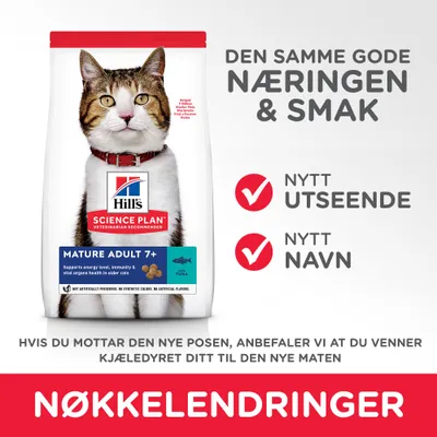 Hill's Science Plan Mature Adult Tunfisk