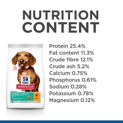 Hill's Science Plan Adult 1+ Perfect Weight Small & Mini with Chicken