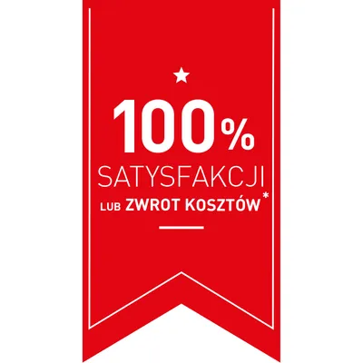 100% satysfakcji lub zwrot kosztów