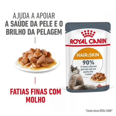 Royal Canin Hair & Skin Care em molho