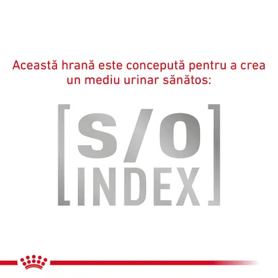 Această hrană este concepută pentru a crea un mediu urinar sănătos: [s/o] INDEX
