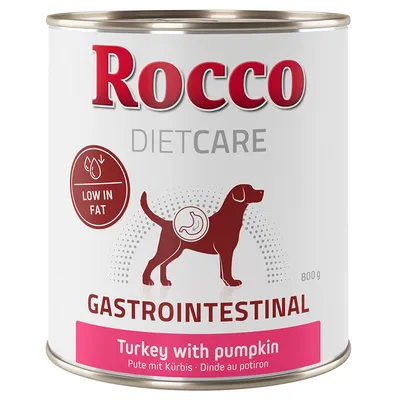 Rocco Diet Care Gastrointestinal, 800g can. Low fat, turkey with pumpkin.