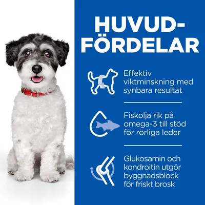 HUVUDFÖRDELAR: Effektiv viktminskning med synbara resultat, fiskolja rik på omega-3 till stöd för rörliga leder, glukosamin och kondroitin utgör byggnadsblock för friskt brosk.