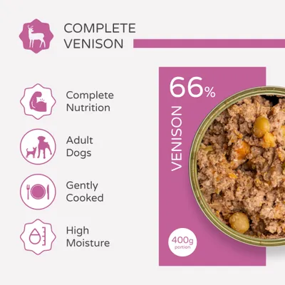 thrive dog Complete - Venison - 6 x 400g thrive dog Complete - Venison - 6 x 400g