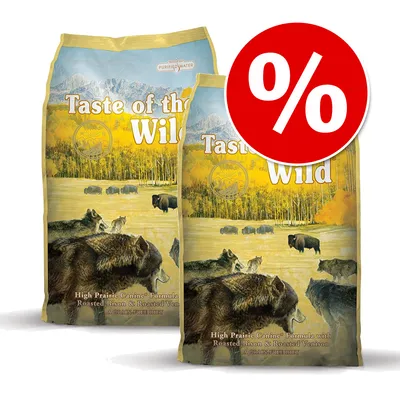 Økonomipakke: 2 x 12,2 kg Taste of the Wild
