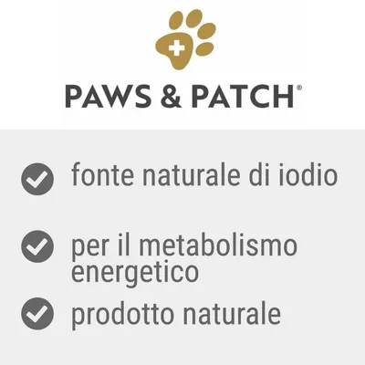 PAWS & PATCH, fonte naturale di iodio, per il metabolismo energetico, prodotto naturale