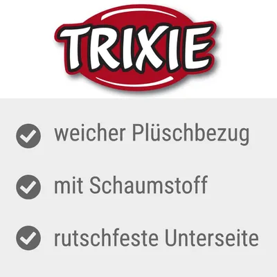 Trixie. Blødt plys-betræk, med skum, skridsikker underside.