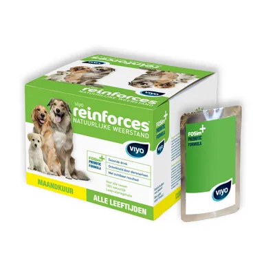 Viyo Reinforces naturalna odporność, zdrowy napój z FOSim+ Prebiotic Formula. Opracowany przez weterynarzy, dla wszystkich ras i grup wiekowych. Opakowanie miesięczne, niska kaloryczność. Viyo Reinforces naturalna odporność, zdrowy napój z FOSim+ Prebiotic Formula. Opracowany przez weterynarzy, dla wszystkich ras i grup wiekowych. Opakowanie miesięczne, niska kaloryczność.