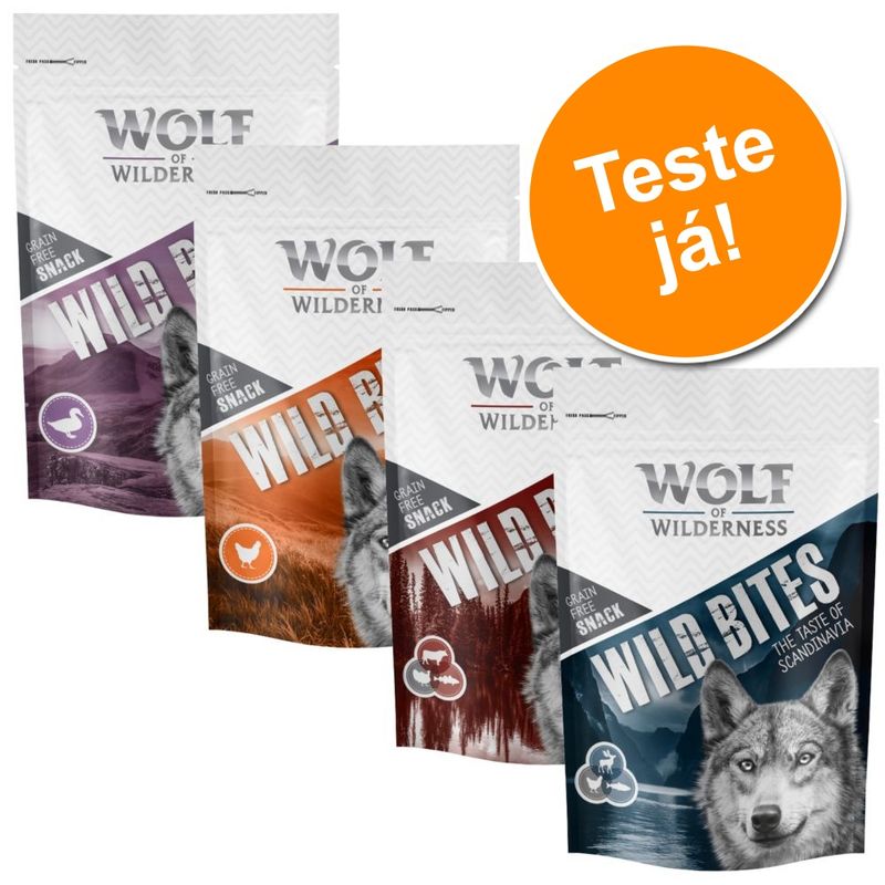 Wolf of Wilderness Wild Bites Snack - Pack de degustação