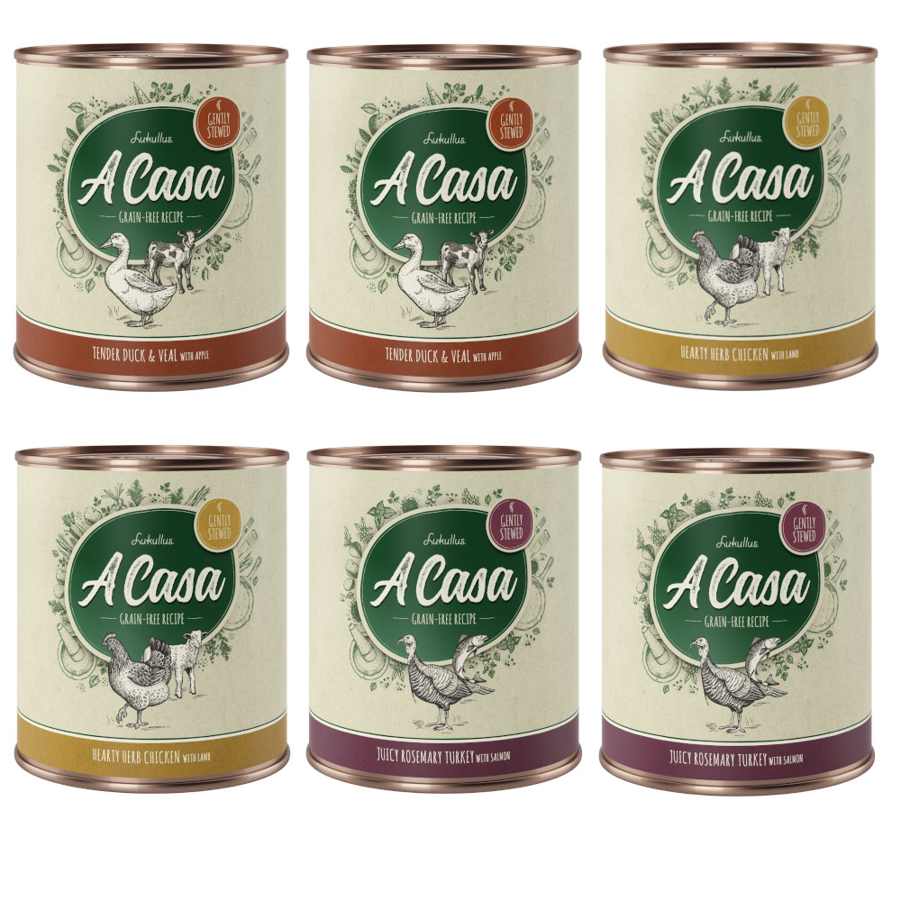 Lukullus A Casa míchané balení na vyzkoušení - 6 x 400 g