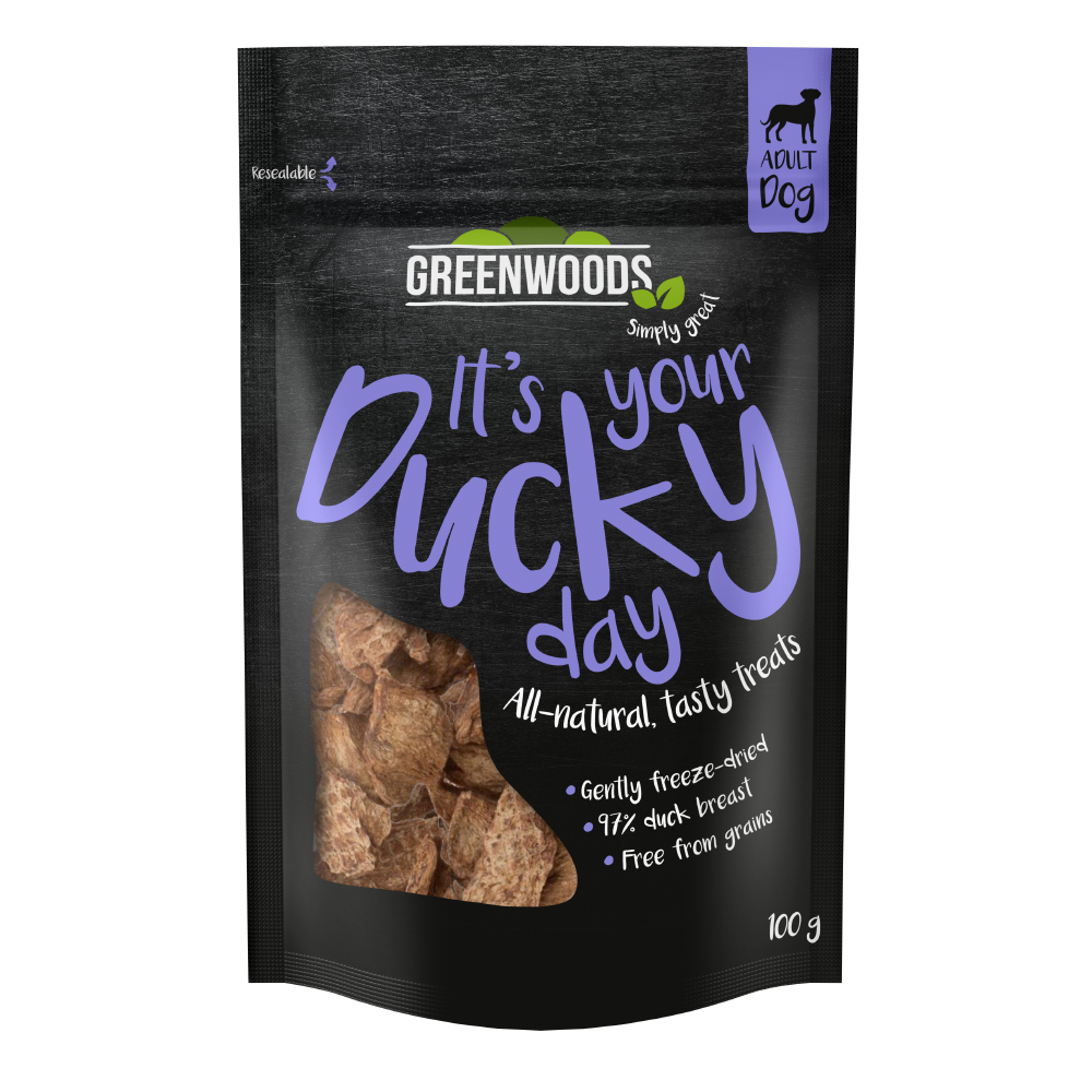 Fotografie produktu: Greenwoods Nuggets Kachní - Výhodné balení 5 x 100 g