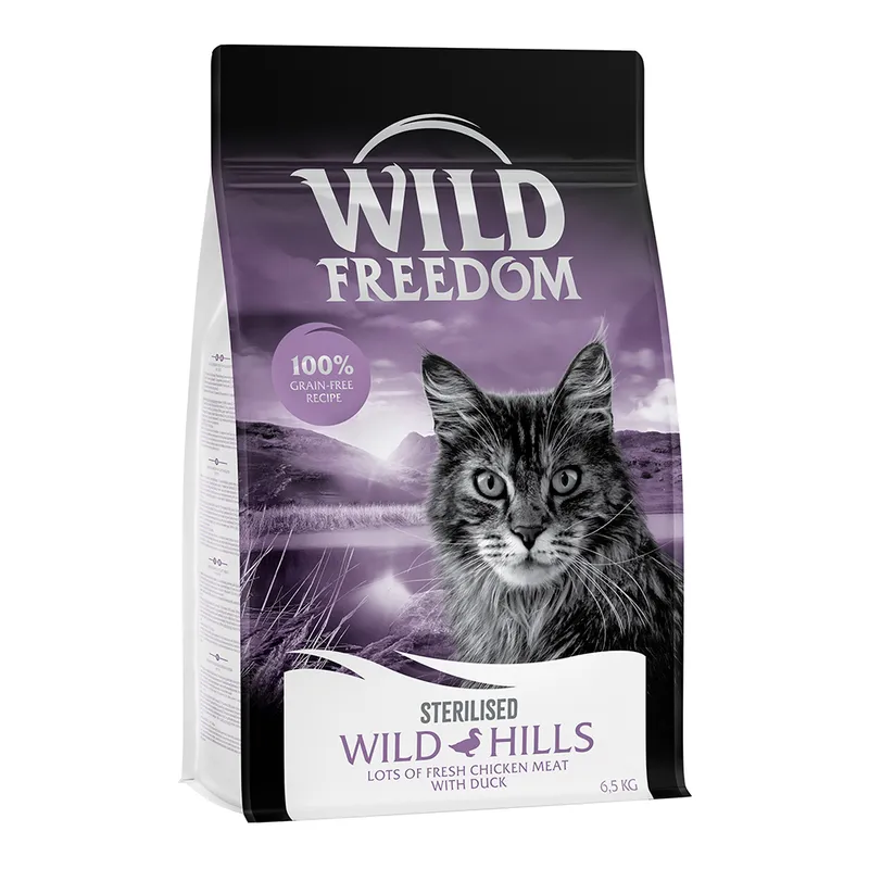 Wild Freedom Adult Wild Hills Sterilised con pato - 6,5 kg