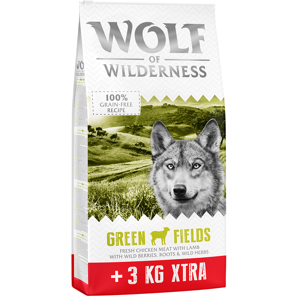 Comparer les prix de Croquettes Wolf of Wilderness - Adult Green Fields, agneau