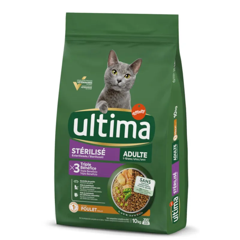 Ultima Sterilized Adult pollo - 2 x 10 kg - Pack Ahorro