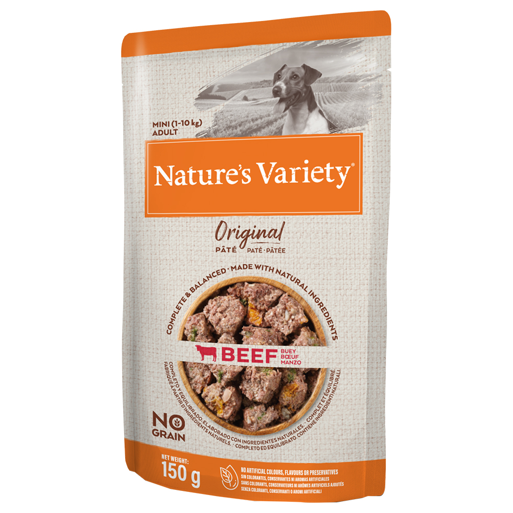 Fotografie produktu: Výhodné balení Nature's Variety Original Paté No Grain Mini 16 x 150 g - hovězí
