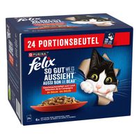 Qualità di cui puoi fidarti: realizzato con componenti di alta qualità, 100% completo e bilanciato, irresistibile selezione di ricette deliziose per il tuo gatto.