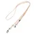 Pasująca smycz Mesh: dł. 200 cm, szer. 15 mm, beżowa
