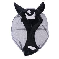 Nomad Tales masque anti-mouches avec oreilles, noir pour cheval