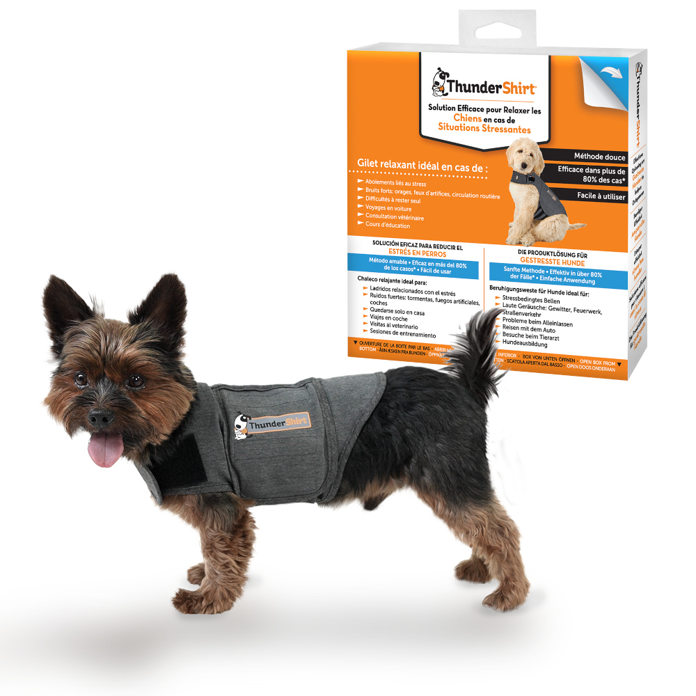 Fotografie produktu: ThunderShirt® zklidňující vesta, šedá - velikost M