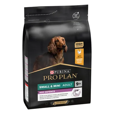 PURINA PRO PLAN Small & Mini Adult 9+ Age Defence - Chicken - Multibuy: 2 x 3kg