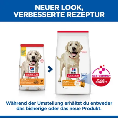Hill's Science Plan Adult Light Large Breed mit Huhn - 14 kg