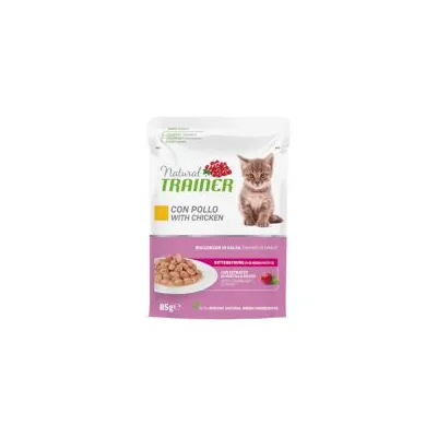 Natural Trainer Kitten & Young - 12 x 85 g med kyckling