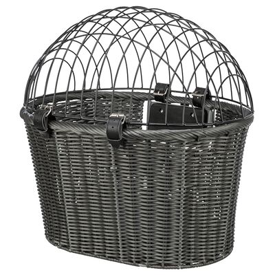 Trixie Front košík na kolo z polyratanu D 44 x Š 34 x V 41 cm