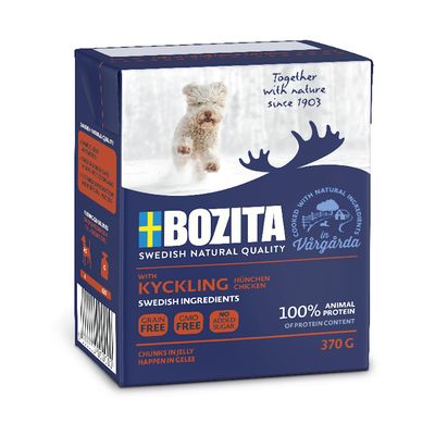 Bozita Bouchées en gelée 24 x 370 g pour chien Poulet