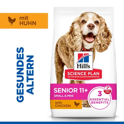 Hill's Science Plan Senior 11+ Small & Mini mit Huhn - Sparpaket: 2 x 1,5 kg
