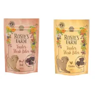 Offre d'essai Rosie's Farm Mini bouchées pour chien - 2 x 70 g Mini Steak Bites