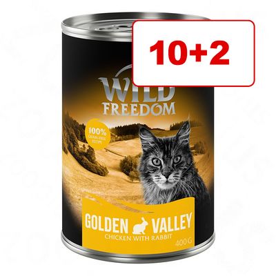 10 + 2 gratis! 12 x 400 g Wild Freedom Hrană umedă pisici
