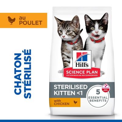 Hill's Science Plan Sterilised Kitten <1 poulet