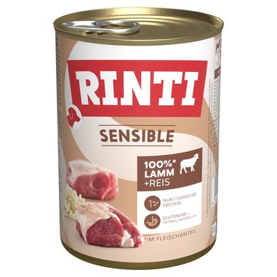 Rinti Sensible 1  x 400 g Jehněčí & rýže