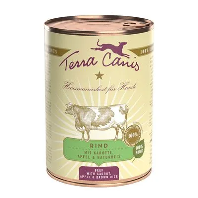 Terra Canis Classic 6 x 400 g - Kyckling med tomat, amarant & basilika