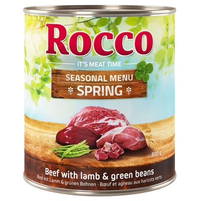 Edycja limitowana: Rocco Wiosenne Menu, jagnięcina z zieloną fasolką 6 x 800 g