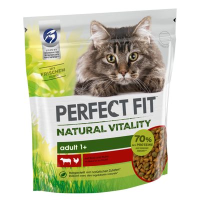 Perfect Fit Natural Vitality Adult 1+ Nötkött & kyckling 650 g