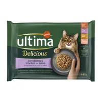 Ultima Cat Sterilized 48 x 85 g umido per gatto - Selezione di carne